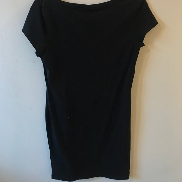 H&M basic black t shirt dress - Picture 3 of 3